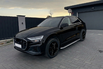 Audi Q8 2018– Sidosteg Maydos V1 (2 st, aluminium ↗ rostfritt stål) foto 1