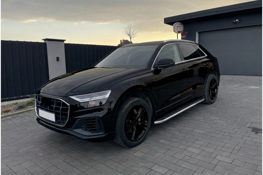 Audi Q8 2018– Sidosteg Maydos V1 (2 st, aluminium ↗ rostfritt stål) Image