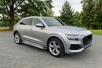 Audi Q8 2018– Sidosteg Maydos V2 (2 st, aluminium / rostfritt stål) foto 1