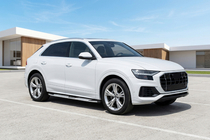 Audi Q8 2018– Mevsim Grey sidosteg (2 st, aluminium) foto 1