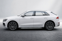 Audi Q8 2018– Sidosteg Shining V1 (2 st, aluminium) foto 1