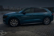 Audi Q8 2018– Sidosteg Vision New Black (2 st, aluminium) foto 3