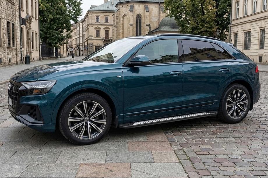 Audi Q8 2018– Sidosteg Vision New Black (2 st, aluminium) Image