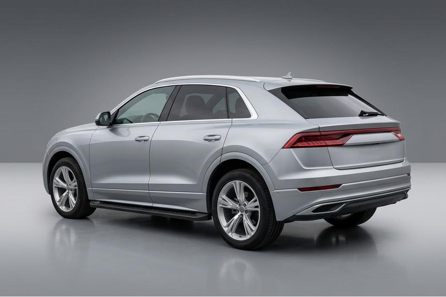 Audi Q8 2018– Sidosteg Allmond Black (2 st, aluminium) Image