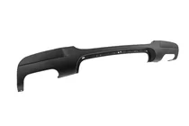 BMW 3-serie E90/E91 2005–2011 Bakre stötfångardiffusor för dubbla avgasutblås på båda sidor (för E90 M-Sport 2008-2011) foto 3