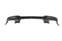 BMW 3-serie E90/E91 2005–2011 Bakre stötfångardiffusor för dubbla avgasutblås på båda sidor (för E90 M-Sport 2008-2011) foto 4