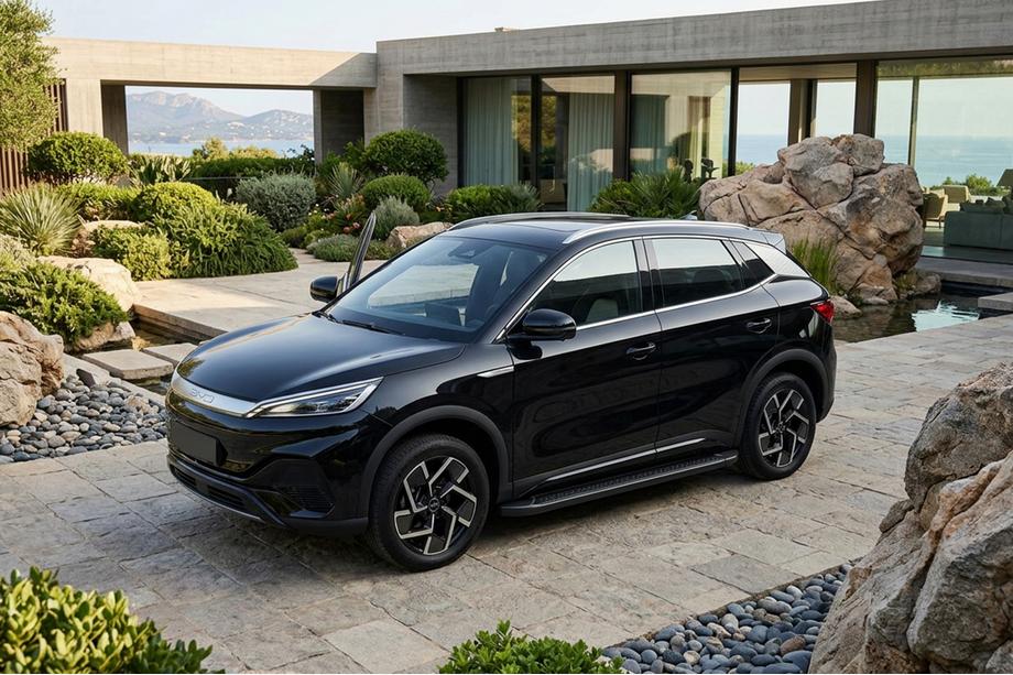 BYD Atto 3 2021– Sidosteg Allmond Black (2 st, aluminium) Image