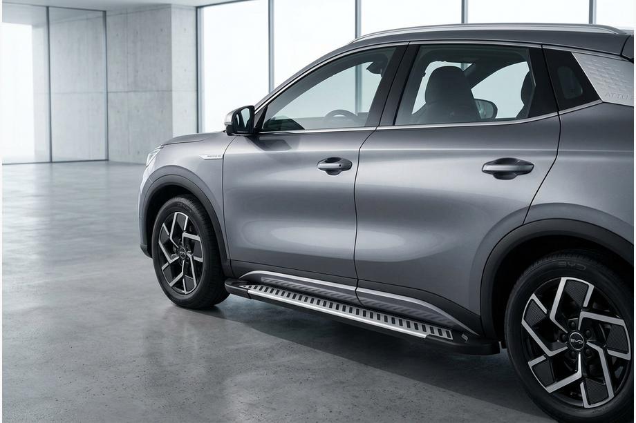 BYD Atto 3 2021– Sidosteg Line (2 st, aluminium) Image