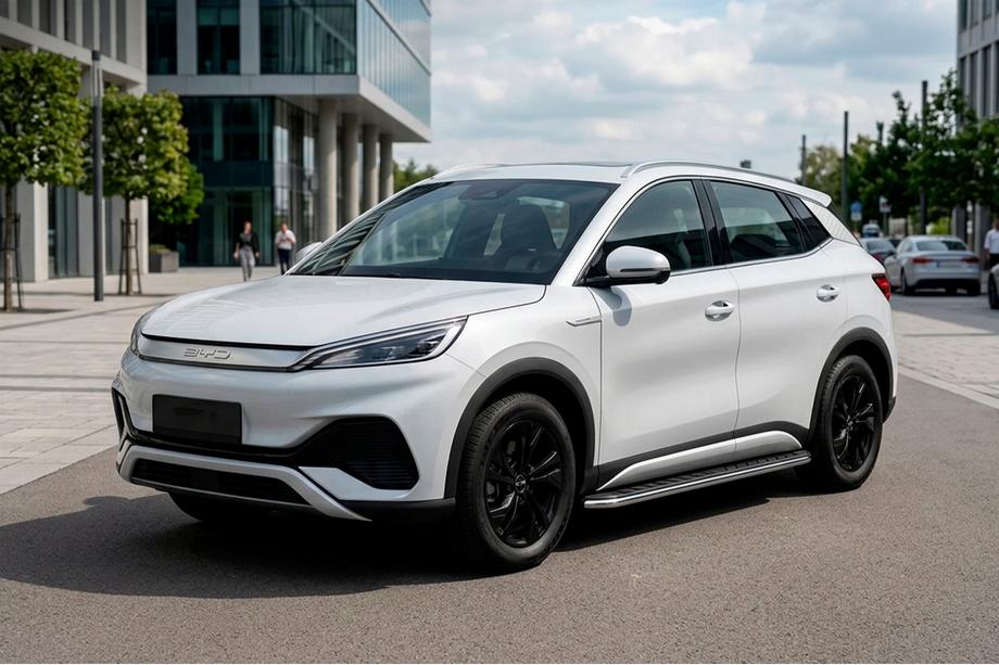 BYD Atto 3 2021– Sidosteg Maydos V1 (2 st, aluminium ↗ rostfritt stål) Image