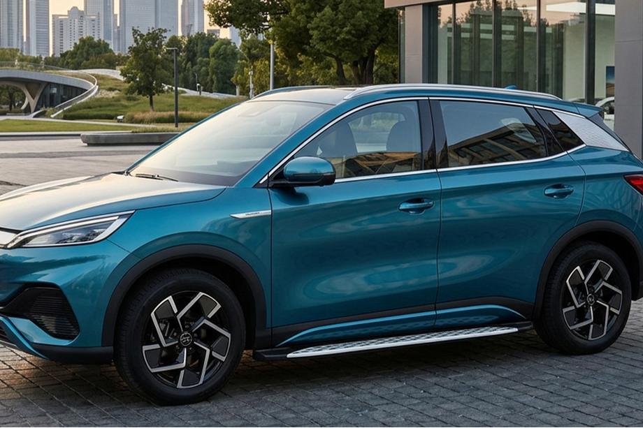 BYD Atto 3 2021– Sidosteg Shining V1 (2 st, aluminium) Image