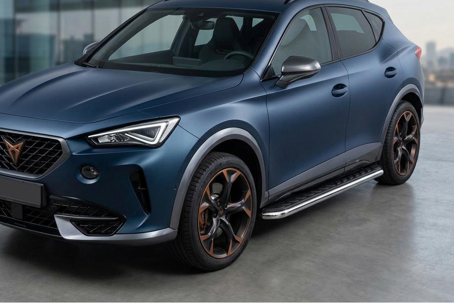 Cupra Formentor 2020– Sidosteg Maydos V1 (2 st, aluminium ↗ rostfritt stål) Image