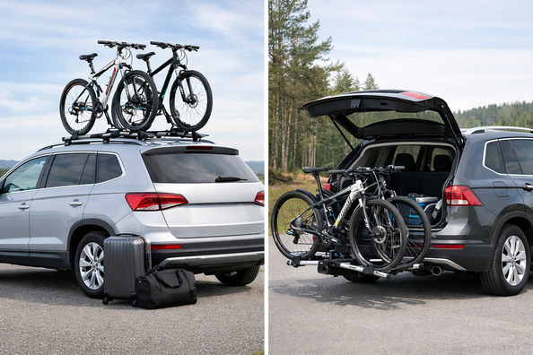 Cykelhållare på taket eller dragkroken: vad är mest praktiskt?