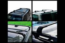 Land Rover Discovery III 2004–2009 Takräcke (lastbågar) för integrerade takrails OEM (2 st) Grå foto 4