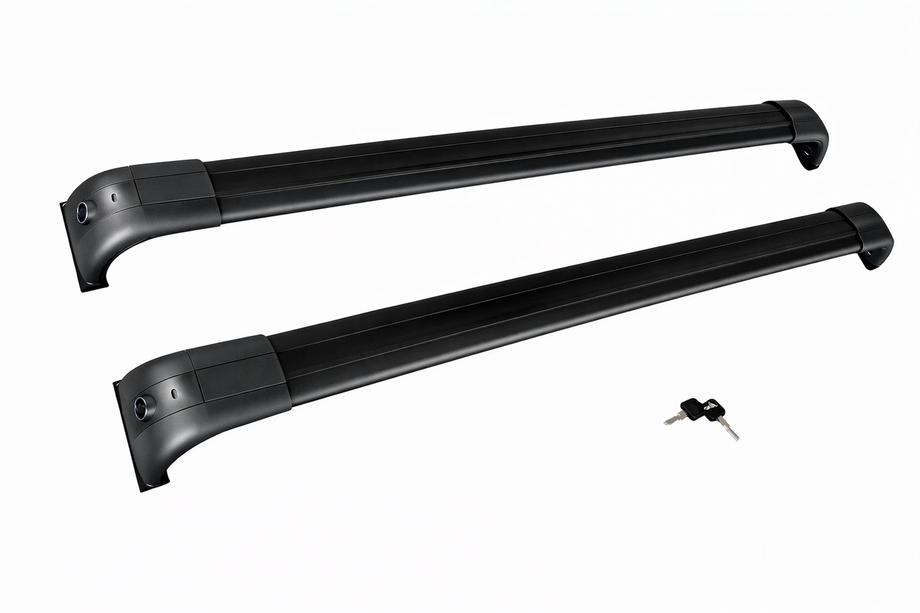 Land Rover Discovery III 2004–2009 Takräcke (lastbågar) för integrerade takrails OEM (2 st) Svart Foto 11