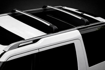 Land Rover Discovery IV 2009–2017 Takräcke (lastbågar) för integrerade takrails OEM (2 st) Grå foto 3