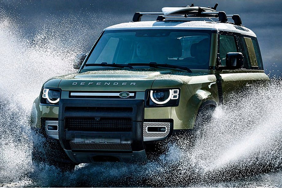 Land Rover Defender 2019– Takräcke (lastbågar) för integrerade takrails OEM (2 st) Svart Image