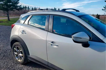 Mazda CX-3 2015– Takräcke (lastbågar) för integrerade takrails OEM (2 st) foto 1
