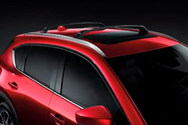 Mazda CX-5 2017–2025 Takräcke (tvärbalkar) för integrerade takrails HARMS (2 st) Svart foto 1