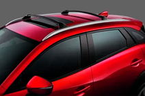 Mazda CX-5 2017–2025 Takräcke (tvärbalkar) för integrerade takrails HARMS (2 st) Svart foto 3