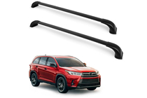 Toyota Highlander 2013–2019 Takräcke (lastbågar) för integrerade takrails OEM (2 st) foto 3