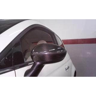Kolfiberkåpor till backspeglar 2007-2015 (2 st, äkta kolfiber) Fiat 500/500L 2013–2022 foto 3