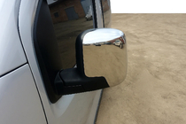 Fiat Fiorino/Qubo 2008–2024 Övre kåpor till backspeglar (2 st, rostfritt stål) foto 1