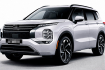 Mitsubishi Outlander 2021– Integrerade takrails OEM (2 st) Svart foto 1