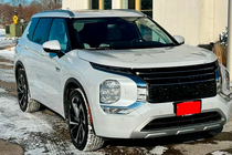 Mitsubishi Outlander 2021– Integrerade takrails OEM (2 st) Svart foto 6