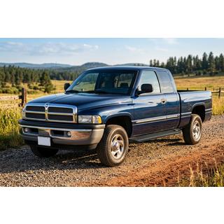 Sidosteg Allmond Black (2 st, aluminium) Dodge RAM (BR/BE) 1994–2002 foto 1