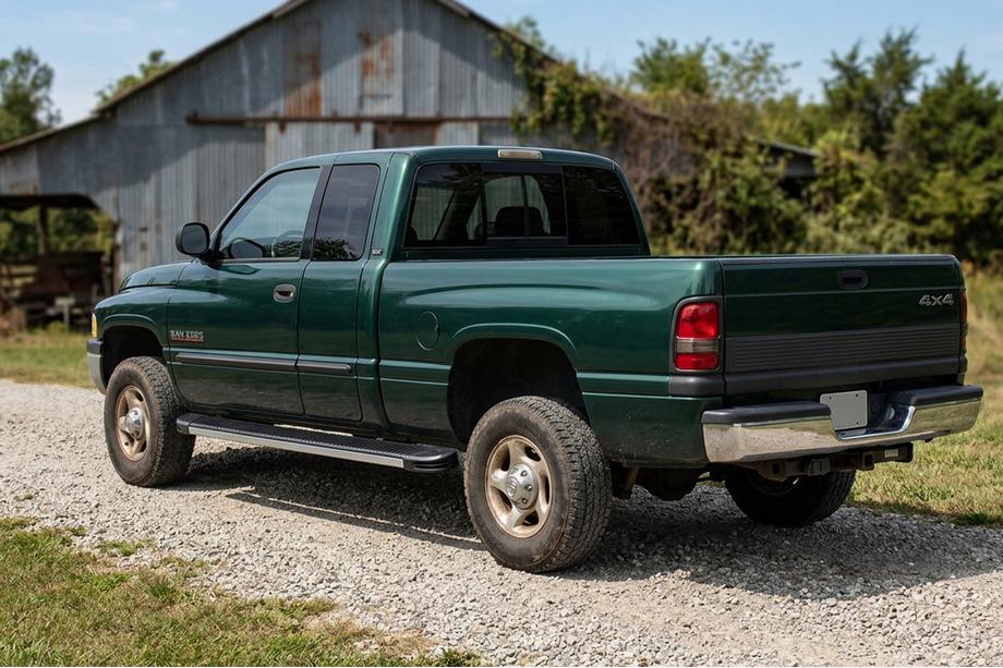 Dodge RAM (BR/BE) 1994–2002 Sidosteg Maya V1 (2 st, aluminium) Image