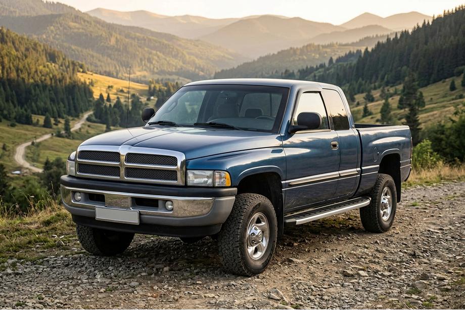 Dodge RAM (BR/BE) 1994–2002 Sidosteg Fullmond (2 st, aluminium) Image