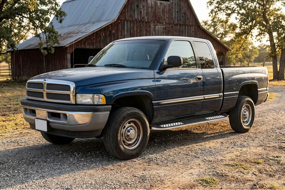 Dodge RAM (BR/BE) 1994–2002 Sidosteg Tayga V2 (2 st, aluminium) Image