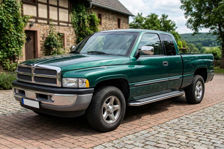 Dodge RAM (BR/BE) 1994–2002 Sidosteg Maydos V2 (2 st, aluminium / rostfritt stål) Foto 1
