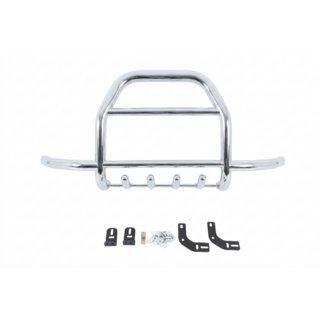 Frontbåge (bullbar) QT007-Exclusive (utan text, rostfritt stål) Suzuki Jimny 1998–2018 foto 2