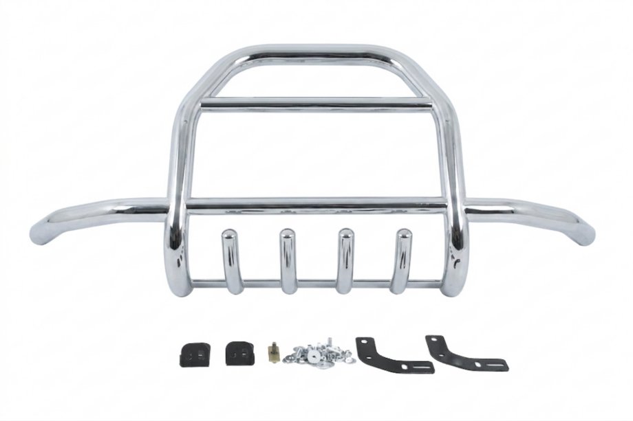 Suzuki Jimny 1998–2018 Frontbåge (bullbar) QT007-Exclusive (utan text, rostfritt stål) Image