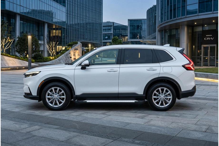 Honda CRV 2022– Sidosteg Allmond Grey (2 st, aluminium) Foto 1