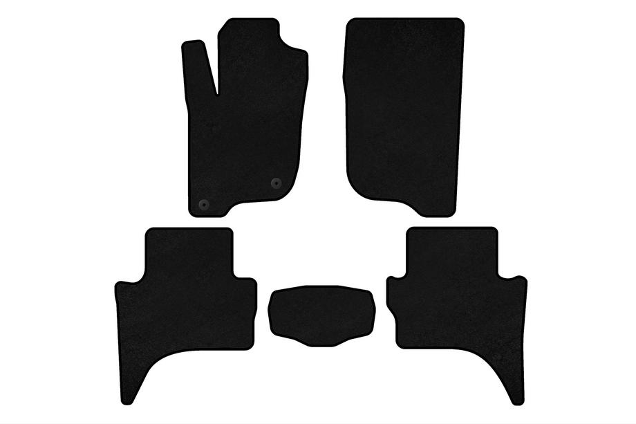 Mitsubishi L200 2015–2024 Textilmattor Classic (Short base, svarta) Image