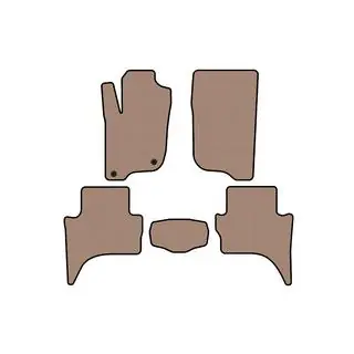 Gummimattor Carsuit (Short base, Beige) foto 1