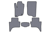 Mitsubishi L200 2015–2024 Gummimattor Carsuit (Short base, grå) foto 1