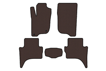 Mitsubishi L200 2015–2024 Gummimattor Carsuit (Kort hjulbas, Brun) foto 1