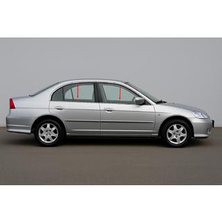 Yttre fönsterlister (4 st, rostfritt stål) Honda Civic Sedan VII 2001–2006 foto 1
