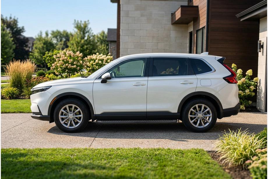 Honda CRV 2022– Sidosteg Tayga Black (2 st, aluminium) Foto 1