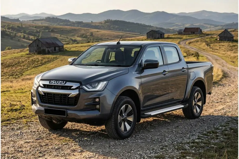 Isuzu D-Max 2019– Sidosteg Allmond Grey (2 st, aluminium) Image