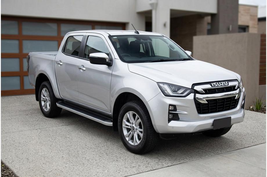 Isuzu D-Max 2019– Sidosteg Tayga Grey (2 st, aluminium) Image