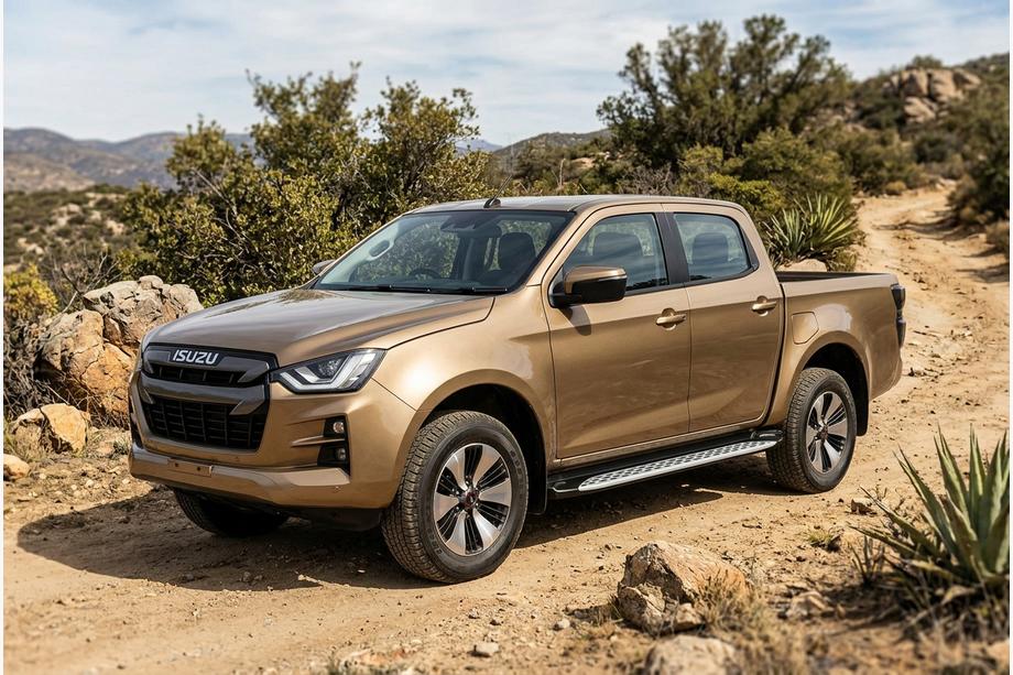 Isuzu D-Max 2019– Sidosteg Shining V1 (2 st, aluminium) Image