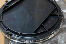 Mercedes GLE/ML class W166 2011–2018 B-vara: Främre emblem under glas, kromkant a0008880111 (för GLE) foto 3