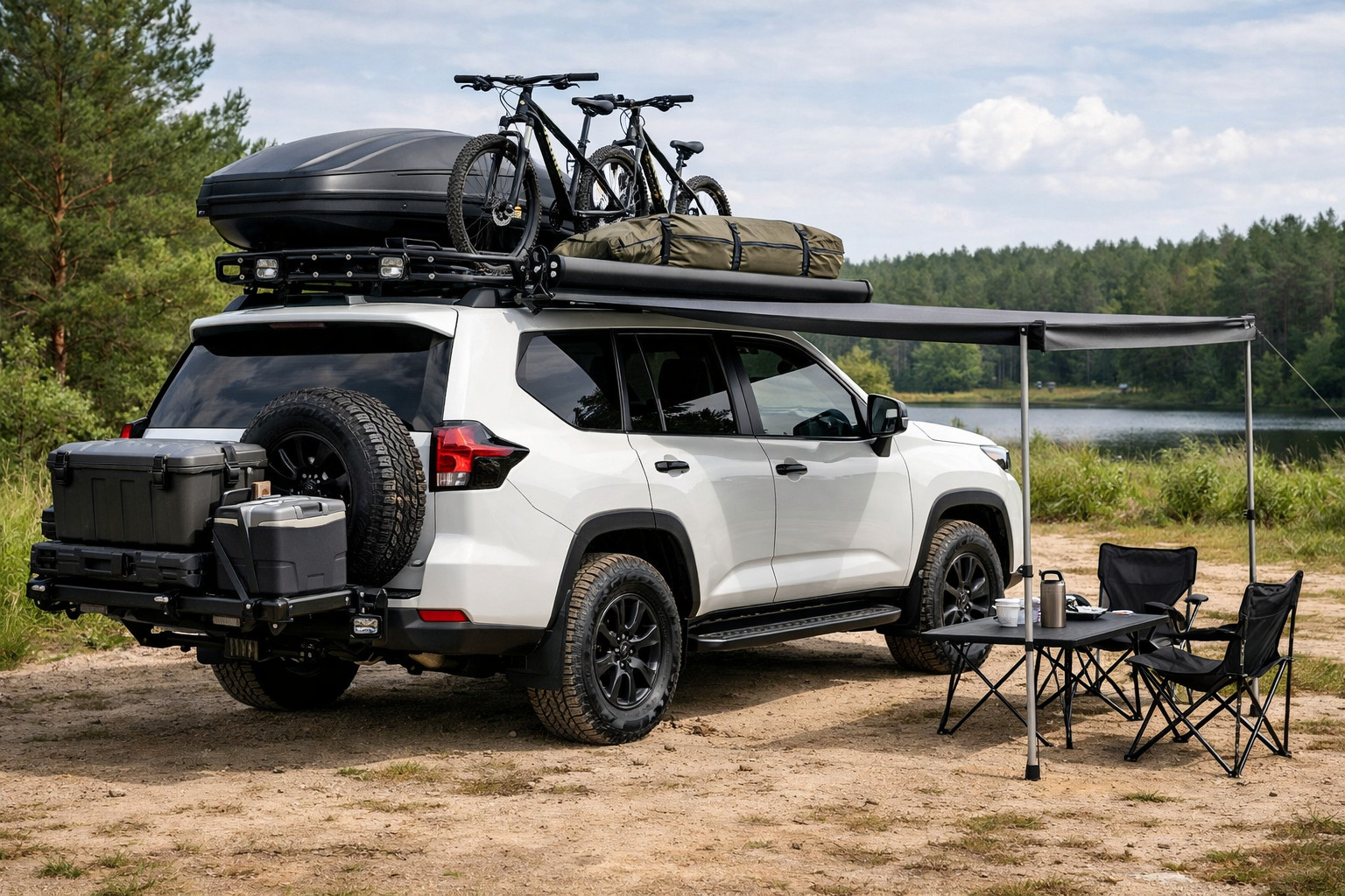 Vad ska du montera på Toyota Land Cruiser Prado 250 för tak, last och familjeutflykter
