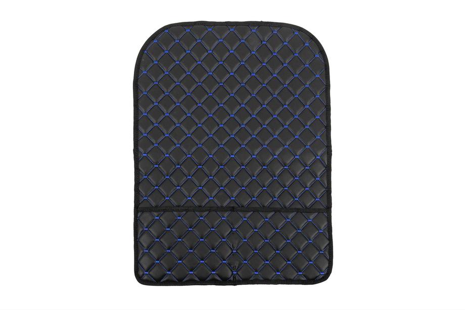 Ryggstödsorganiserare Velour (1 st, svart med blå söm) Image