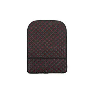 Sätesorganiserare för ryggstöd i velour (1 st, svart med röd söm) foto 1