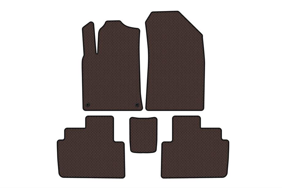 Peugeot 407 2004–2011 Gummimattor Carsuit (SW, brun) Image